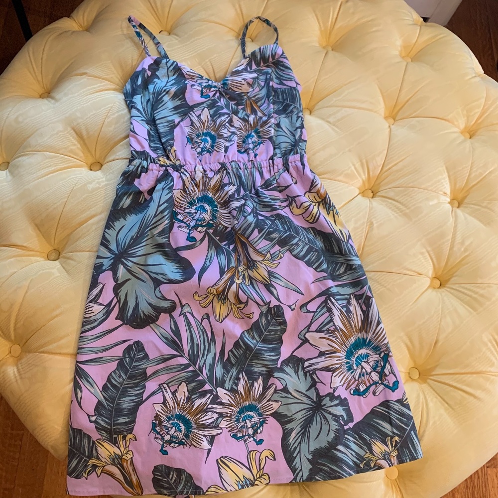 NWT JCREW floral summer purple dress xxs